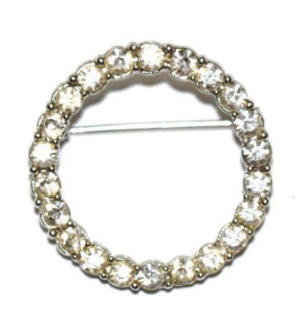 SPARKLING VINTAGE DIAMANTE RHINESTONE BROOCH