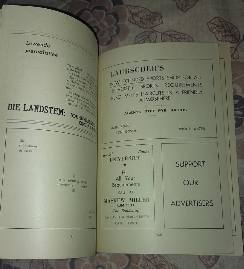 VERY SCARCE AFRICANA - GROOTE SCHUUR LITERARY ANNUAL 1959 J.M. COETZEE , BREYTEN BREYTENBACH