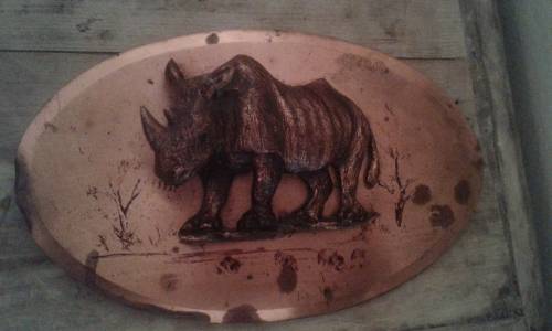 2 Pure Copper Plaque