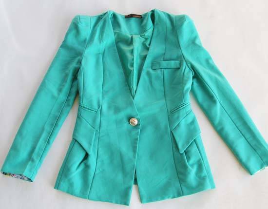 LOVELY JADE-GREEN JACKET!