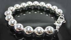 STUNNING  STERLING SILVER BALL BRACELET!!