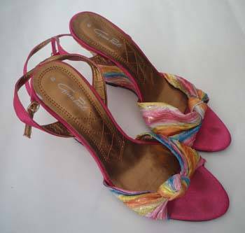 PRETTY RAINBOW WEDGE- HEEL SHOES!!