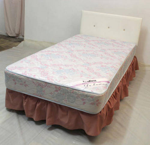 Single Bed With Mattress and Bedding