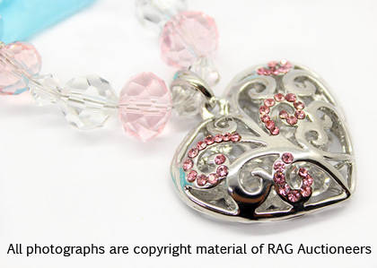 Lauren Michelle Collection Heart Pendant Necklace