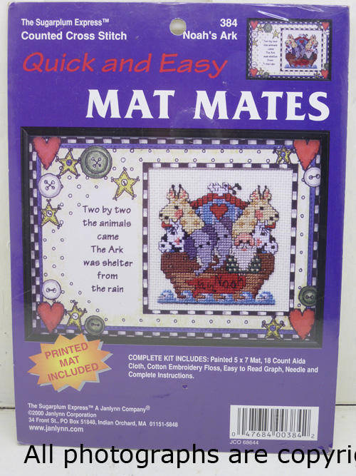 QUICK AND EASY MAT MATES Counted Cross Stitch Kit