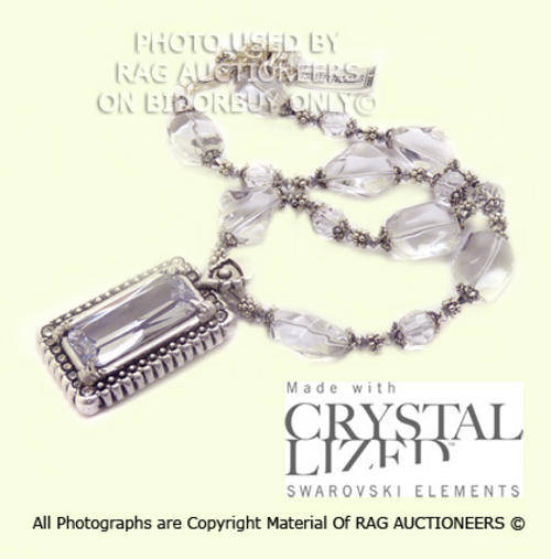 **R680** Swarovski and Quartz Necklace