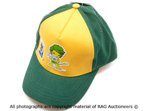 FIFA 2010 ZAKUMI Children's Peak Cap (Yellow and Green Cap) [3 Up for Grabs!!!]