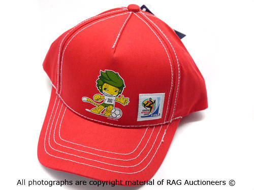 FIFA 2010 ZAKUMI Children's Peak Cap (Red Cap)