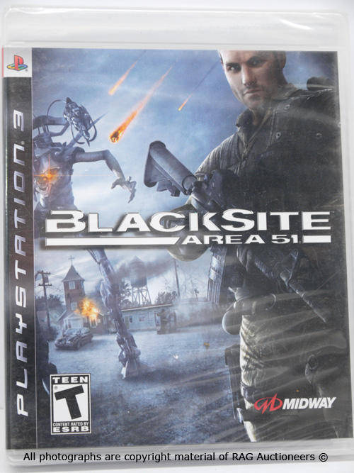Black Site Area 51 PS3 Blu Ray Disc (Brand New Sealed)