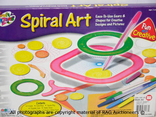 Spiral Art Gears and Shapes for Creative Designs and Pictures