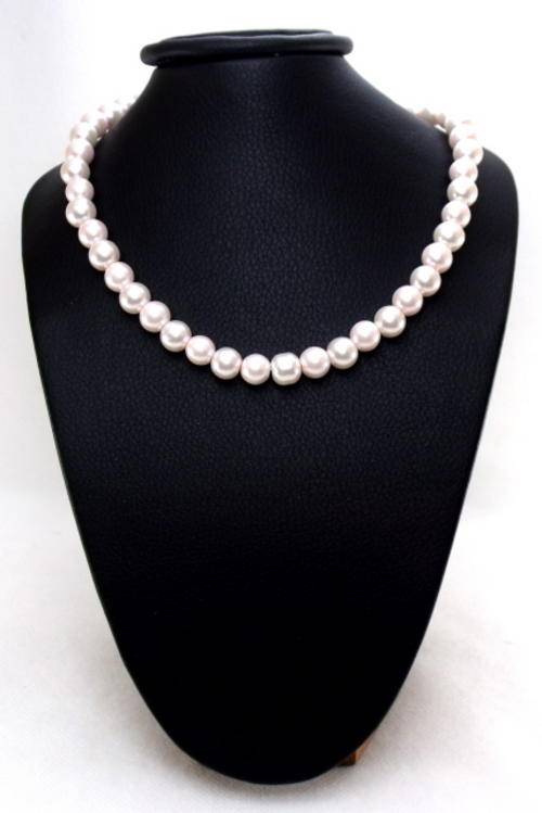 42cm - 10mm Oyster Colour Pearl Necklace by Cooper and Lombard Jewellry