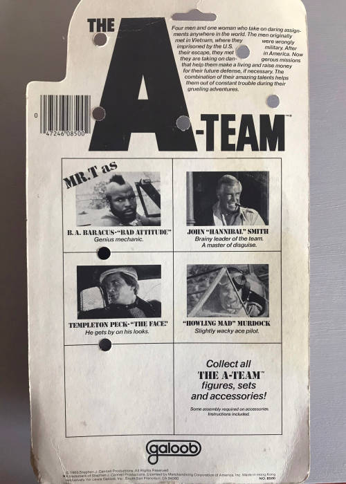 Vintage Mr T A-Team Action Figure