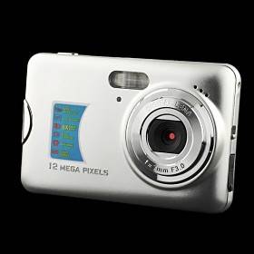 BRAND NEW 12MP DIGITAL CAMERA 2.7" LCD SCREEN ANTI-SHAKE 8X DIGITAL ZOOM FACE DETECTION
