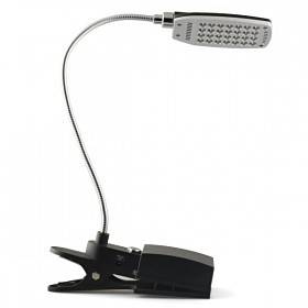 Table LED Lamp w/Clip to Fix on Laptop/LCD Monitor-28 Super Bright LED Lights-Adjustable Brightness