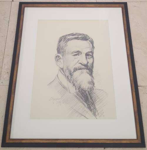 Gregoire Boonzaier - Lithograph of General de Wet