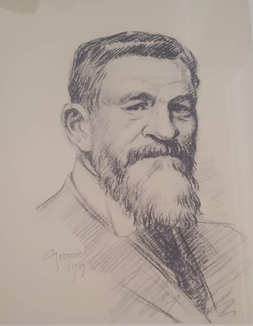 Gregoire Boonzaier - Lithograph of General de Wet