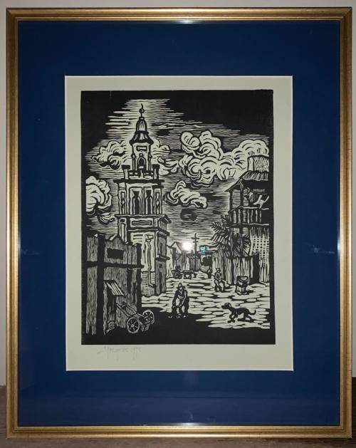 Gregoire Boonzaier Linocut