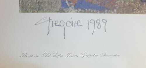 Gregoire Boonzaier, Street in Old Cape Town, District Six