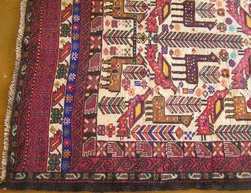 PERSIAN HANDWOVEN BALOOCH RUG 1.8M X 1M