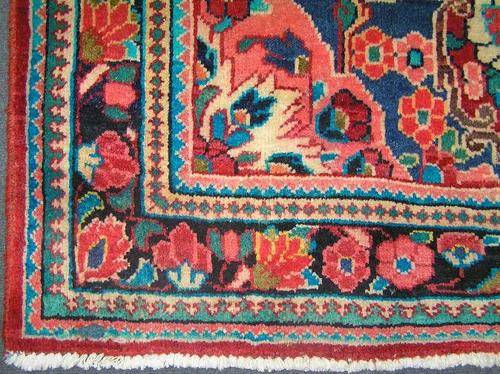 PERSIAN HANDWOVEN HAMADAN CARPET 2.82M X 1.33M