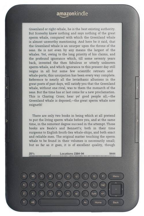 Kindle Wireless reading device Wi-Fi + Biult Cover