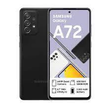 SAMSUNG GALAXY A72 BLACK 4G LTE DUAL SIM CARD BRAND NEW FACTORY SEALED FREE SHIPPING ICASA APPROVED