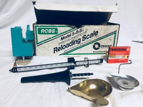 RCBS 505 RELOADING AMMUNITION SCALE: Appears unused