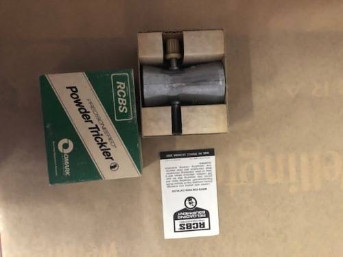 RCBS Powder Trickler: Boxed: Appears unused