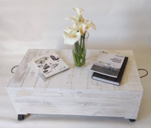 Lovely brand new coffe table on castors made from Pallet wood at a great price