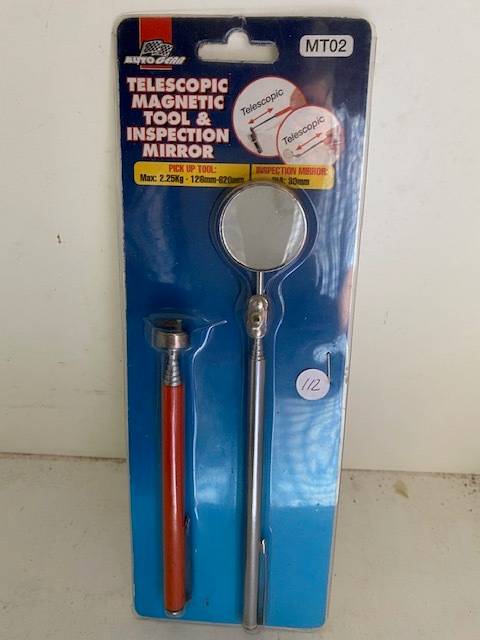 Telescopic Magnetic tool and Inspection mirror: Never used  and unused in original packaging