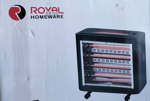 Royal 5 bar Quartz heater with humidifier in original box : As new condition