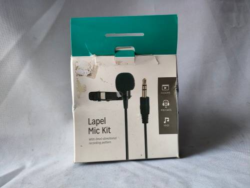 Unused Lapel Microphone Kit