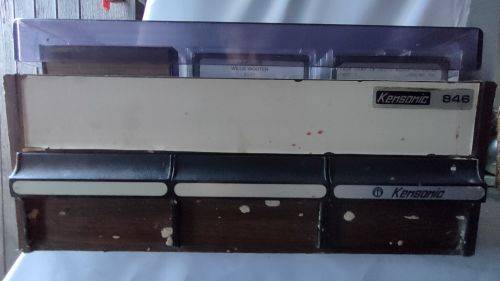 Kemsonic Cassette holders full of cassets : Good condition: