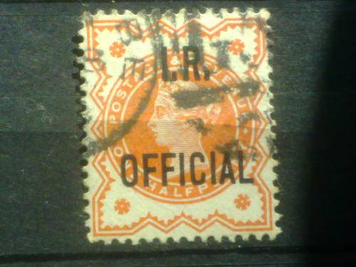 Victoria 1887 I R Official Fine used