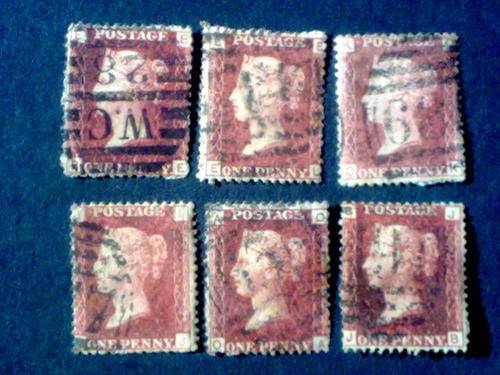 Penny Reds Various Different Plates.