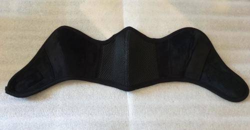 Professional Quality Protective Velvet Cloth 3 Layer Winter Face Masks - Black - Velcro Fastening