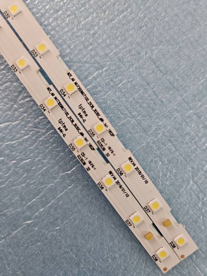 SAMSUNG LED TV EDGELIGHTS AOT 49 NU7300 NU7100 2X38 49 inch LED Television Edgelights for 49 inch TV