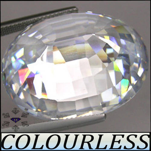 2.30 CT D+ COLOUR VVS1SPARKLING SIMULATED DIAMONDS, MASHINE POLISHED BRILLIANT OVALS.