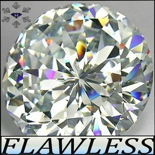 2.20 CT BLAZING BRILLIANT ROUND DIAMOND SIMULANT, PRECISION MACHINE POLISHED.(7MM)