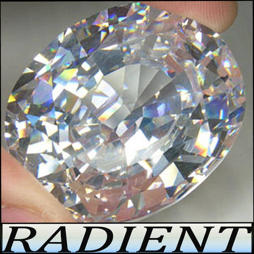 2.20 CT LUSTROUS TOP WHITE D-COLOUR, PRECISION POLISHED OVAL DIAMOND (MAN MADE SIMULATE),