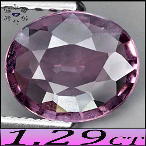 1.29 CT SPINEL [VS] ~ TANTALIZING GEM TITANIUM PURPLE PRECISION POLISHED NATURAL UNTREATED GEMSTONE.