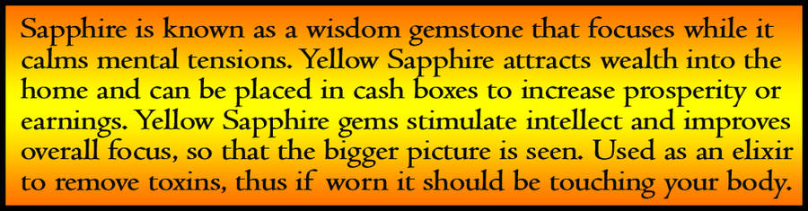 SAPPHIRES - GOLDEN YELLOW OR ORANGE SONGEA AND PADPARADSCHA FROM TANZANIA.