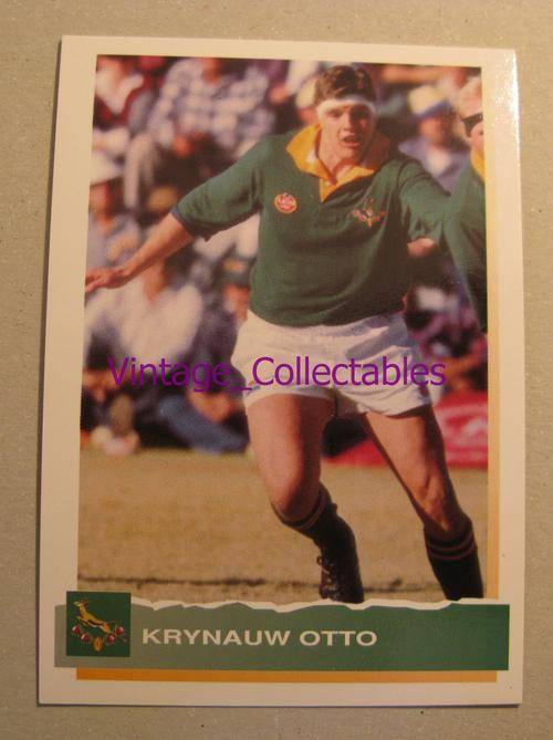 Springbok 1994 Rugby Trading Card - KRYNAUW OTTO 07/14