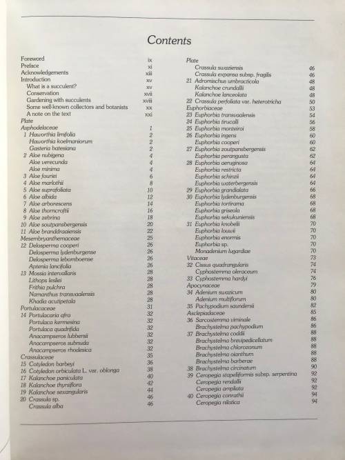 Succulents of the Transvaal. David Hardy. Anita Fabian.