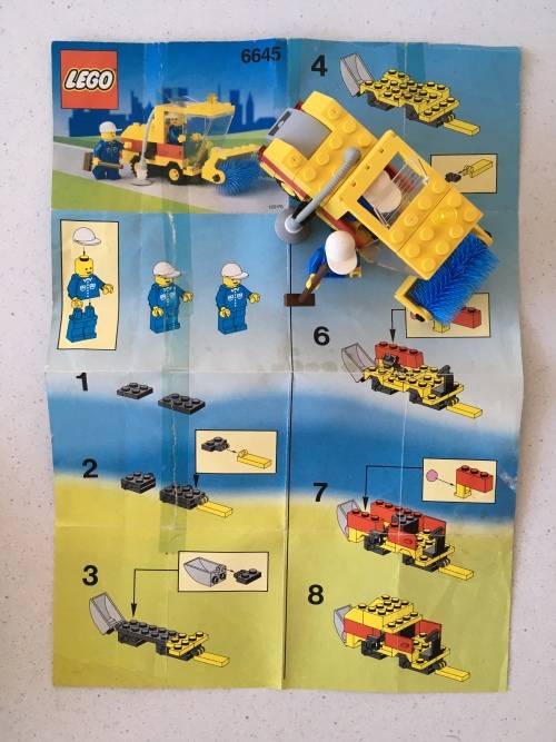 VINTAGE LEGO STREET SWEEPER - 1991 SET