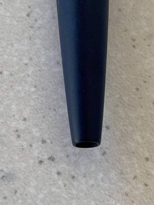 Montblanc Ballpoint Pen - Dark Blue Epoxy with Gold Trim - 1980s