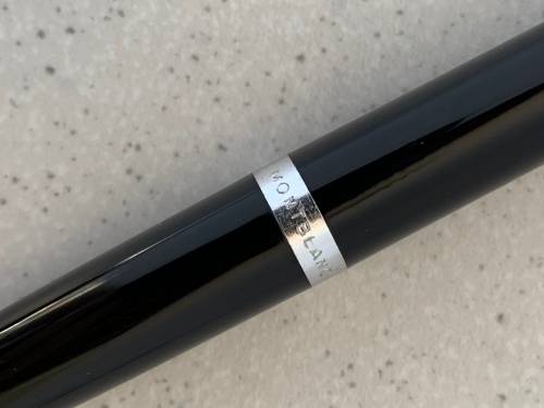 Vintage 1970s Montblanc beautiful black and chrome ballpoint pen