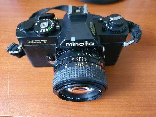 minolta XD7 35mm SLR canera