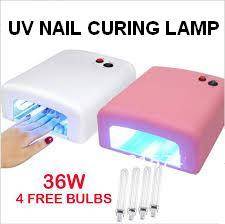 "LOW SHIPPING" .....PROFESSIONAL UV NAIL CURING LAMP  36W   ~   Colours: White / Pink