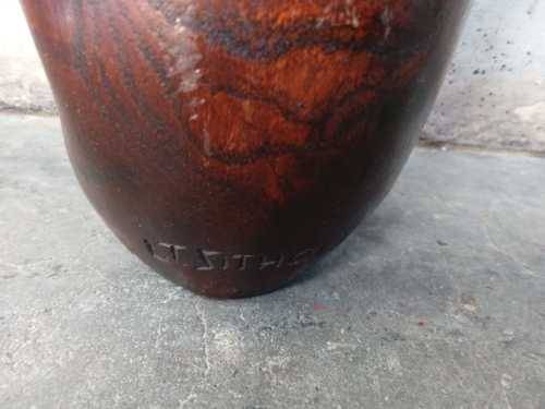 VERY UNIQUE WOOD SIGNED L. T. SITHOLE!!! THIS IS A COLLECTORS ITEM!!